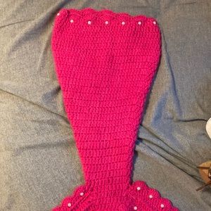 Infant crochet mermaid tail